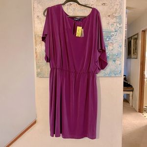 NWT Eloquii by The Limited Deep Purple Dress - 18W
